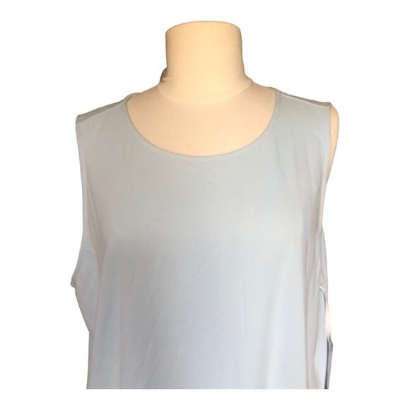 Stylus NWT Comfortable Modal Polyester Tank, Light Blue, Extra Extra Large - Picture 2 of 12